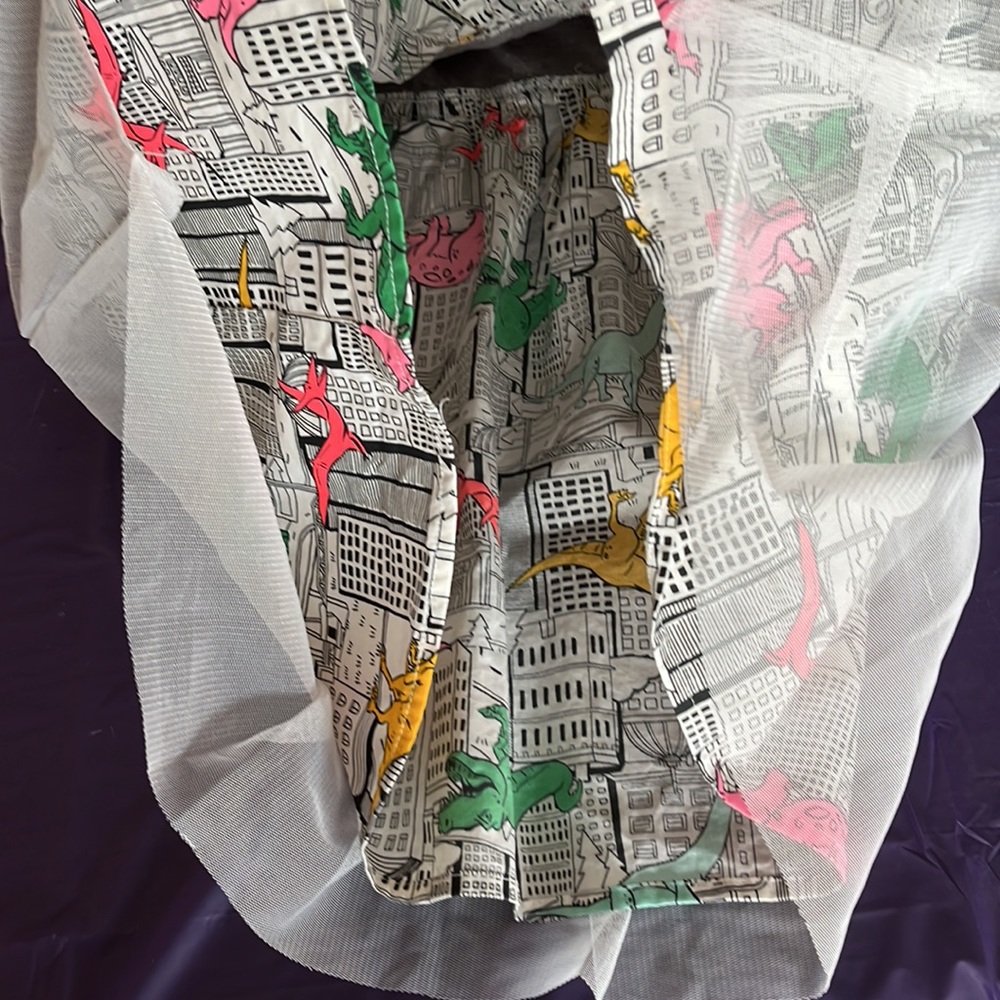 Cat & Jack Dinosaur Dress Size 7/8 EUC - Picture 5 of 5